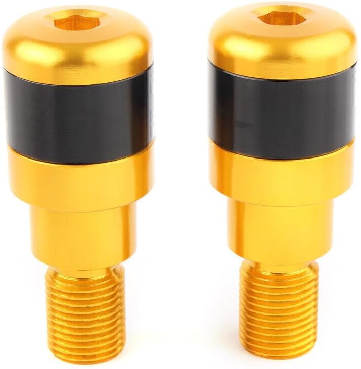 ya 6 8.14 Motorcycle Handle Bar End 7/8¡± Handgrip Plugs for Yamaha MT-07 MT-09 MT-10 Gold