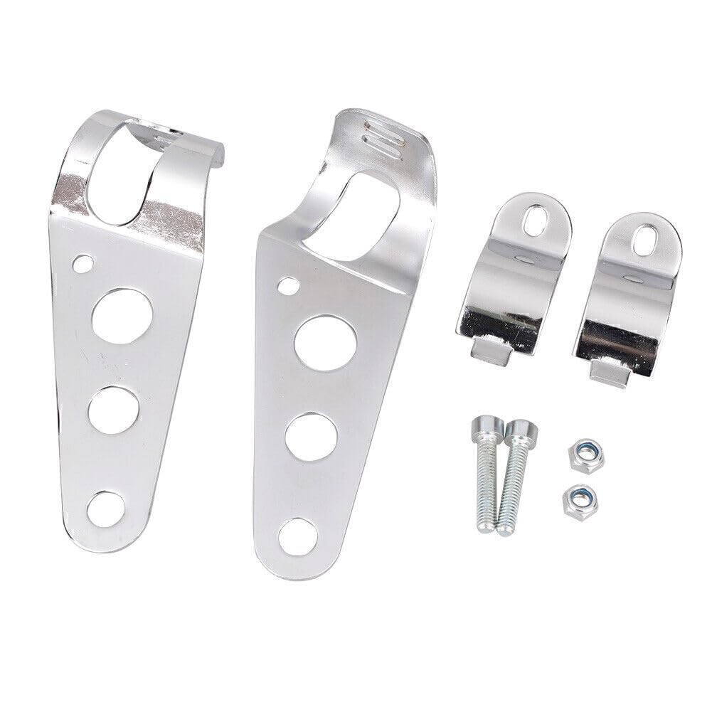 ya 6 8.14 for Cafe Racer Chopper Steel 28-38mm Motorbike Headlight Fork Ears Mount Bracket
