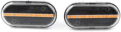 ya 4 8.8 Dynamic Clear LED Side Marker Light Turn Signal Lamp for Smart ForTwo W453 C453