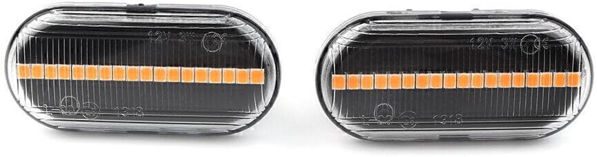 ya 13 9.15 baidi Dynamic Clear LED Side Marker Light Turn Signal Lamp for Smart ForTwo W453