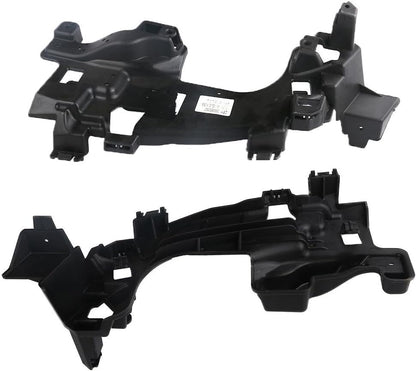 ya 27 10.13 baidi 2x Rear Bumper Tailpipe Bracket Left & Right for 2016-2018 for Mercedes GLC300 Black