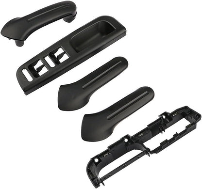 ya 4 8.14 for VW for Bora MK4 6pcs Door Handle Dazzle Pull Handle Inside Handle Dazzle Door Handle