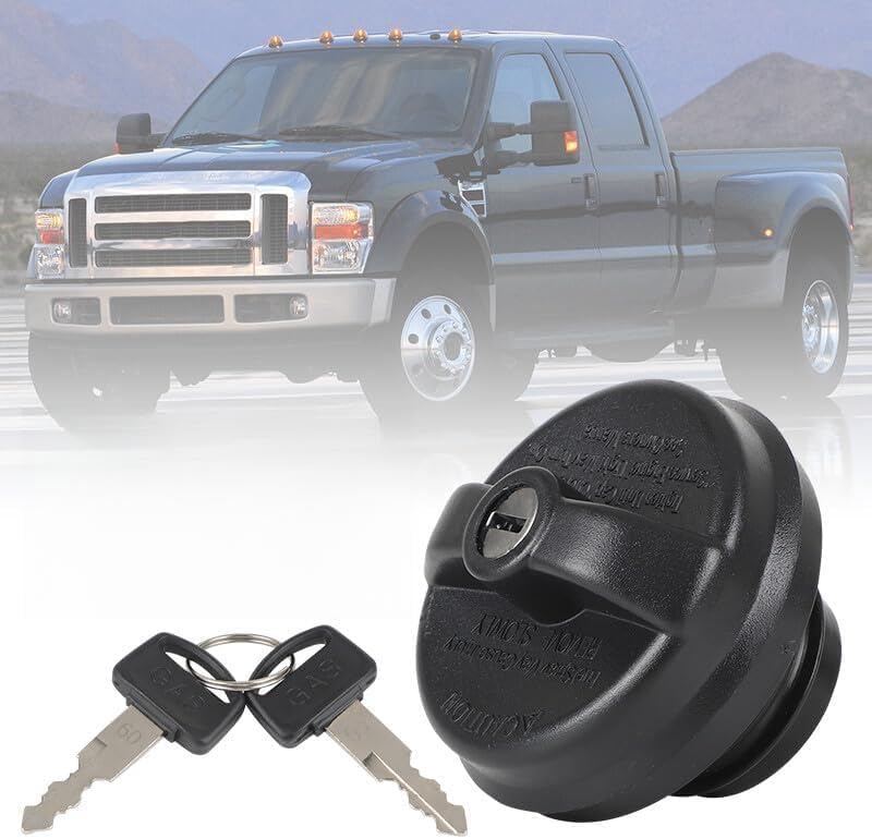 ya 5 8.10 MGC791 LOCKING Gas Cap For Fuel Tank With Keys for Ford F150 F250 F250 F350 F450
