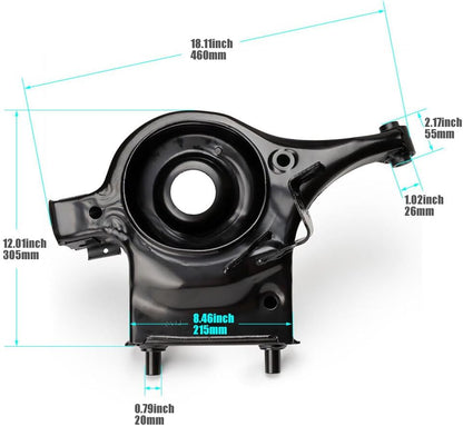 ya 4 8.10 Rear Lower Left Control Arm for Nissan for Altima Maxima 13-21 2.5L 3.5L 551B1-3TA0D