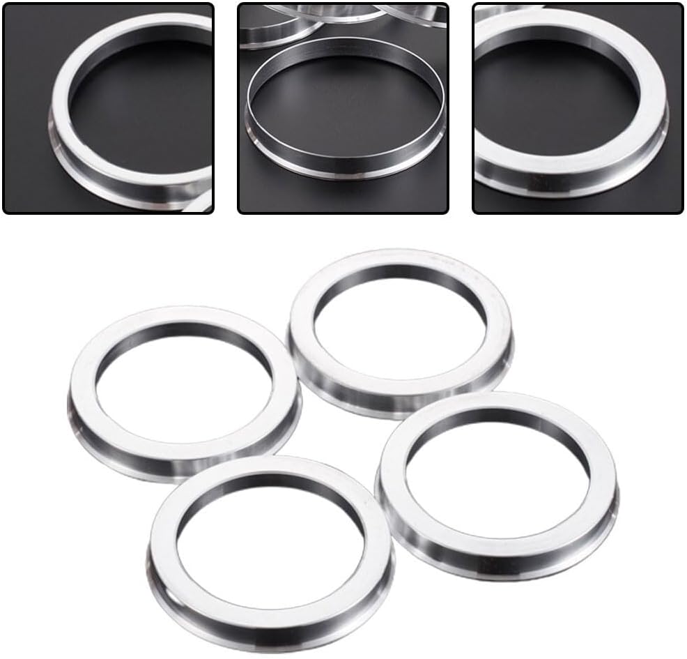 ya 4 8.8.2 Wheel Hub Centric Rings Spacer OD=70.5mm ID=66.1mm Aluminum Alloy 4Pcs