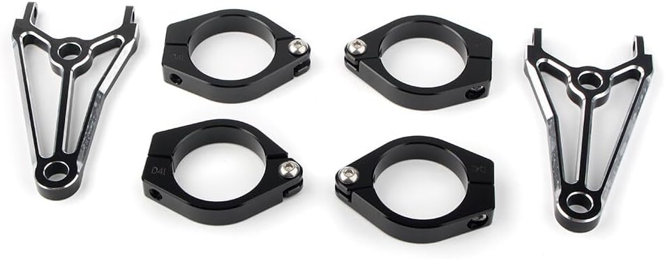 ya 4 8.8.2 for Cafe Racer 41mm blk Motorcycle Headlight Mount Bracket Fork Head Lamp Holder