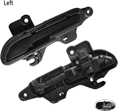 ya 9 10.24 Fits for Model Y 2020-2022 2Pcs Left & Right Outside Door Handle Black