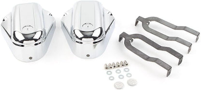 ya 6 8.14 Rear Swingarm Axel Phantom Cap Motorcycle Fit Harley Softail 2008-2017 Chrome