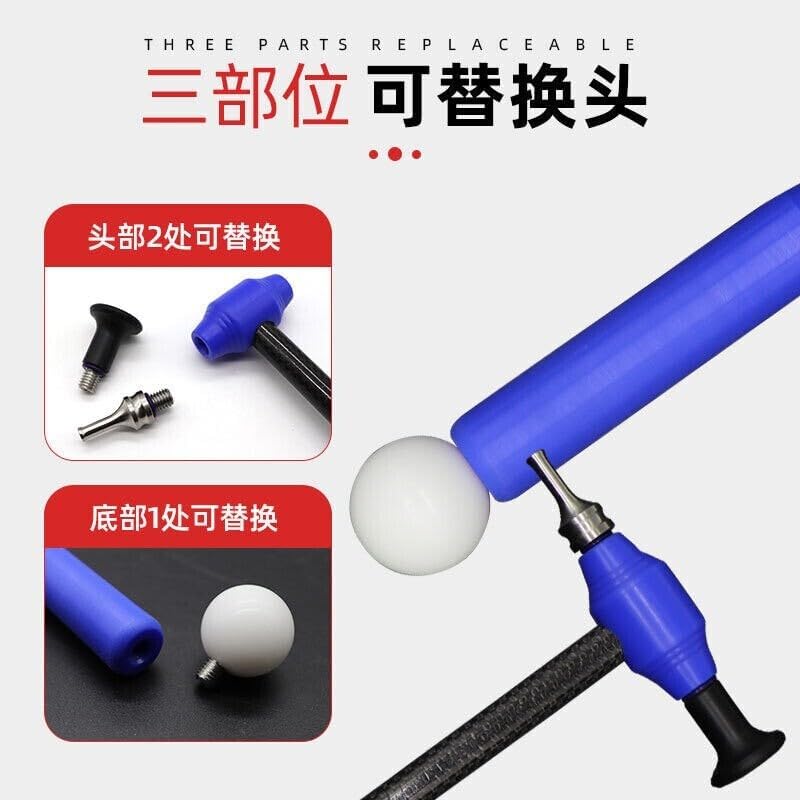ya 4 8.24 baidi Red Handle PDR Car Body Dent Ding Carbon Fiber Hammer Hail Removal Repair Tool