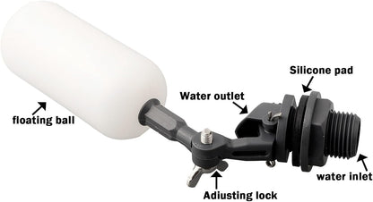 ya 26 10.21 baidi Robust and Sturdy Automatic Fill Float Valve for Fish Tanks and Water Tanks