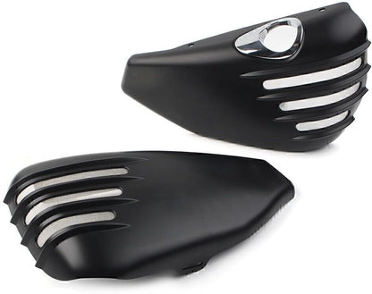 ya 23 10.7 baidi Battery Side Cover Fit for Harley-Davidson Sportster 1200 2014-2021 Matte black