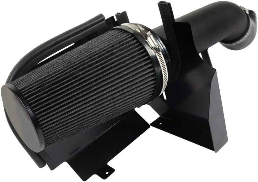 ya 13 9.15 baidi for Silverado 99-06 V8 4.8L/5.3L/6.0L Heat Shield Cold Air Intake+Filter BLACK