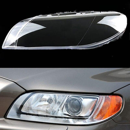 ya 4 8.14 for Volvo S80 2007-2016 Left Drive Side Headlight Lens Cover + Sealant 1 pcs 