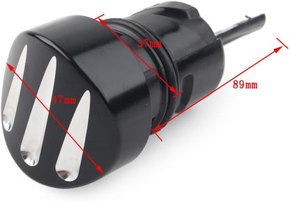 ya 23 10.7 baidi 1x Billet Motorcycle Oil Dipstick Tank Cap Plug for Harley Sportster XL 883