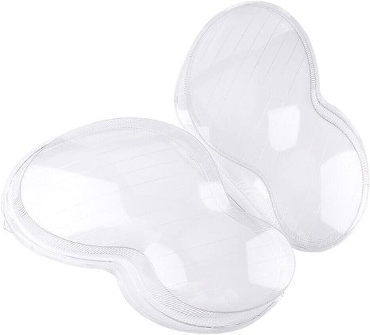 ya 4 8.10 Pair Headlight LampShade Clear Lens Cover For Mercedes 2001-2007 W203 C-Class
