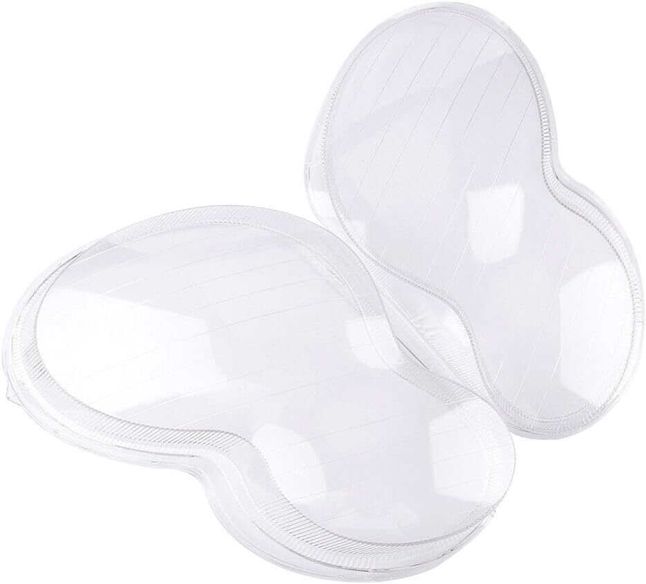 ya 11 9.14 zhengce Pair Headlight LampShade Clear Lens Cover For Mercedes 2001-2007 W203 C-Cla