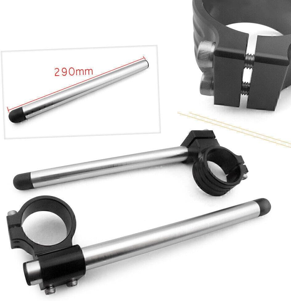 ya 4 8.10 Motorcycle 50mm Clip On Ons Handle Bar Fits for Honda CBR 1000RR 2004-2012 CNC
