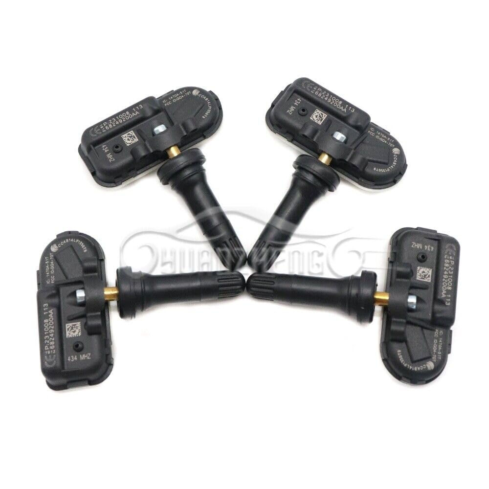 ya 2 8.15 4X Tire 434Mhz TPMS 68249200AA for Dodge Ram 3500 14-17 Pressure Monitor Sensor