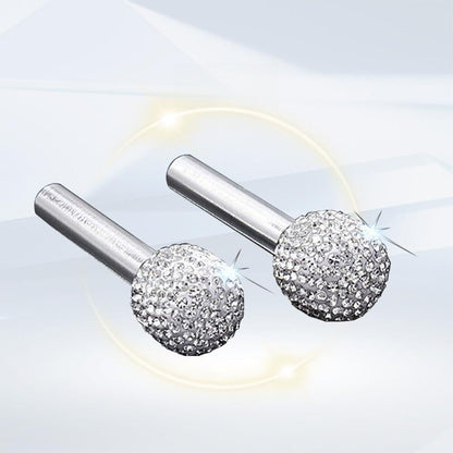 ya 5 8.10 2Pcs Universal Luxury Rhinestone Handles Door Interior Door Lock Knob Pin