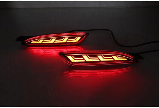 ya 4 8.10 LED Rear Fog Light Tail Bumper brake Light Signal Set for Mazda CX-5 CX5 22-2024