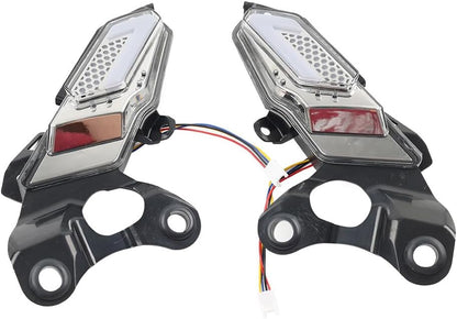 ya 11 9.14 zhengce Front Turn Signal Light Indicator Lamp Red Flowing for Yamaha XMAX 300 2023