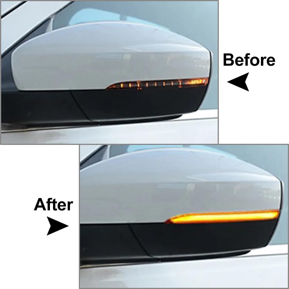 ya 11 9.14 zhengce Dynamic LED Turn Signal Light Side Mirror Indicator for Volkswagen Polo MK5