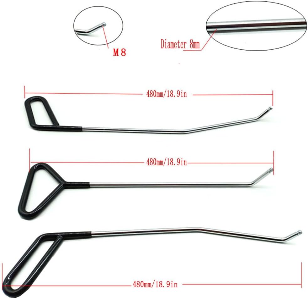 ya 4 8.14 PDR Kit Car Dent Repair Paintless Dent Removal Kit 30 Rods Alloy Steel
