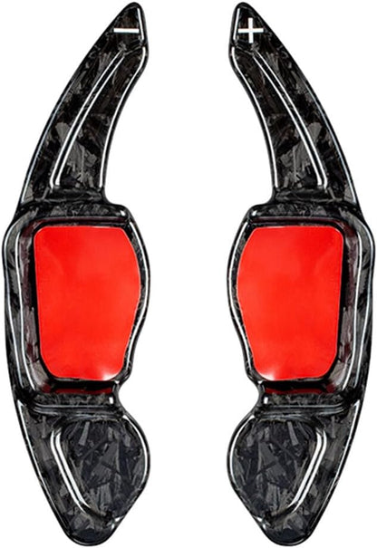 ya 4 8.8.2 Carbon Fiber Steering Wheel Paddle Shifter Extension Fit for VW MK5 MK6 for Golf CC