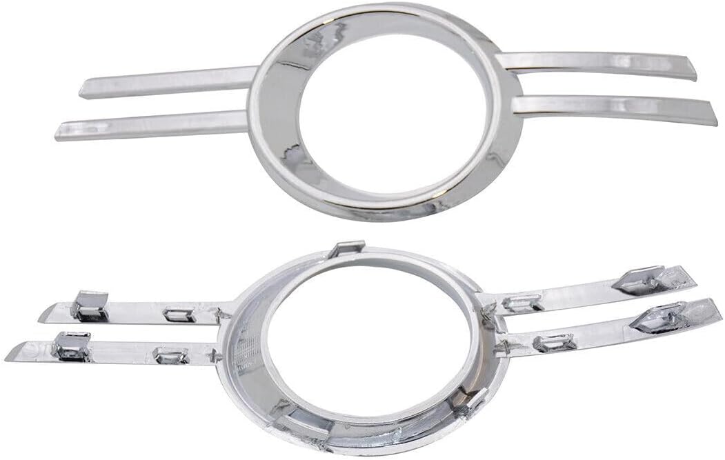 ya 10 9.16 zhengce 2x Fog Light Cover Chrome Molding for Mercedes-Benz C-Class W204 C200 2007-