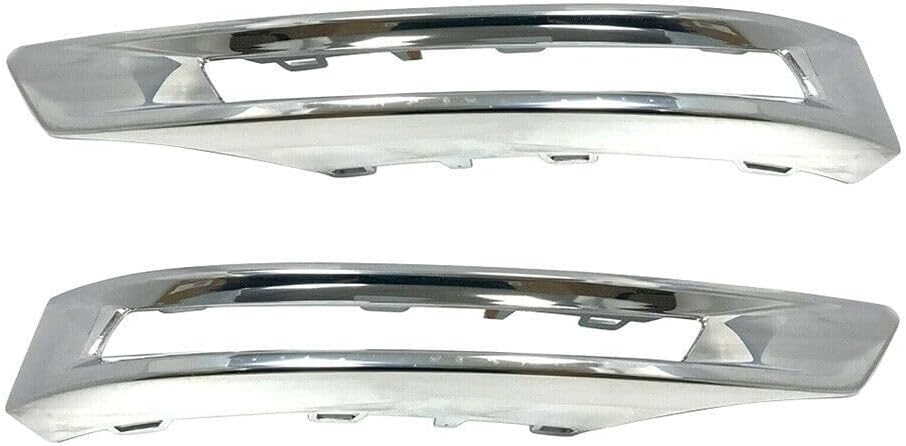 ya 10 9.16 zhengce A pair of front bumper fog light grille covers suitable for the 2014-2016 f