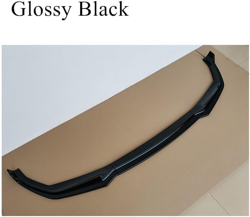 ya 2 8.15 Gloss Black Front Bumper Spoiler Lip Splitter for BMW 3 Series G20 G28 2019-2021