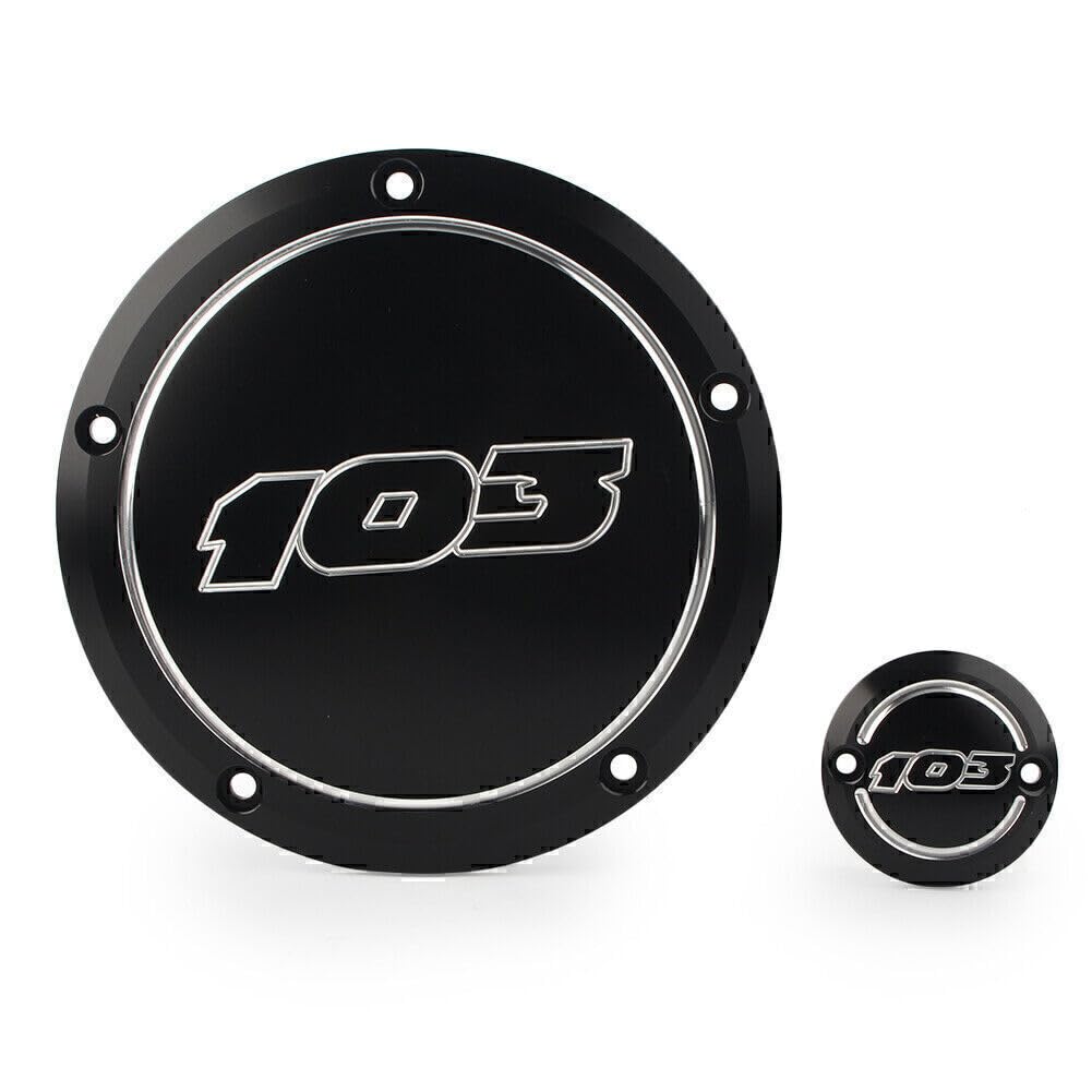 ya 6 8.24 baidi Derby + Timing Timer Cover fit Harley Road King Street Glide FLHX Motorcycle