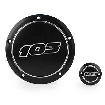 ya 6 8.24 baidi Derby + Timing Timer Cover fit Harley Road King Street Glide FLHX Motorcycle