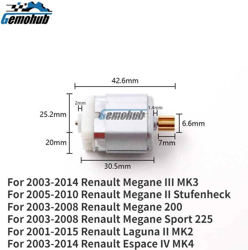 ya 5 8.24 baidi Steering Column Lock Motor for Renault Megane Sport 225 Laguna Espace