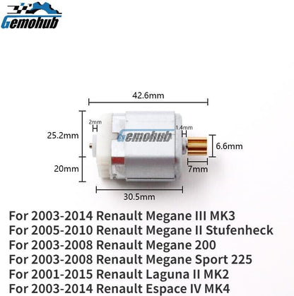 ya 5 8.24 baidi Steering Column Lock Motor for Renault Megane Sport 225 Laguna Espace