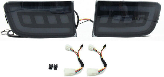 ya 4 8.14 Car Parts for Toyota LC120 Prado 2003-2009 LED Rear Bumper Brake Light Signal