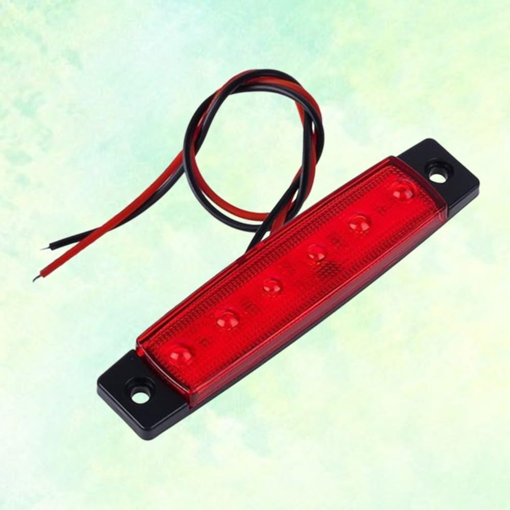 ya 13 9.15 baidi 2 Pcs Truck Side Light Red Tail Lights Signal for Trucks Trailer Led