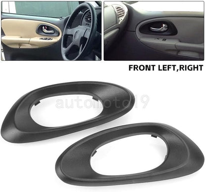 ya 10 9.16 baidi 4X Front Rear Left+Right Door Handle Trim for 2002-2009 for Chevrolet Trailblazer