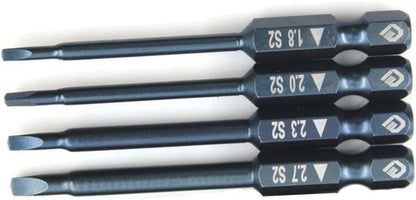 ya 28 10.13 baidi 4pcs 65mm 1/4 Hex Shank Triangle Magnetic Screwdriver Bit Set