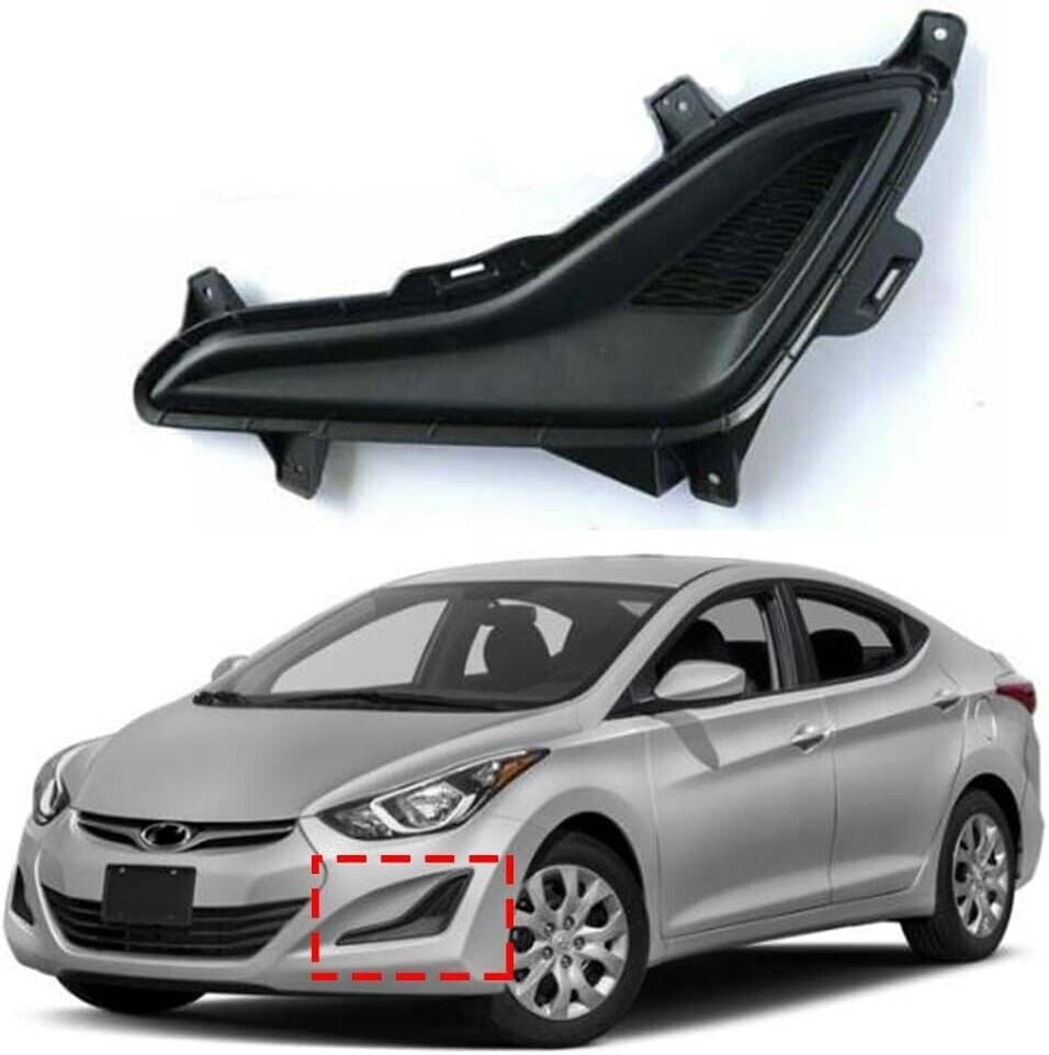 ya 7 8.24 baidi Fits for Hyundai for Elantra 2014 2015 2016 Left Side Front Bumper Fog Lamp Covers