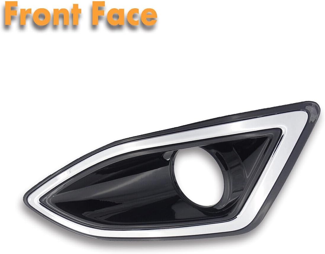ya 11 9.14 zhengce 1Pcs Front Bumper Fog Light Cover Bezel Trim Left Driver Side for Ford Edge
