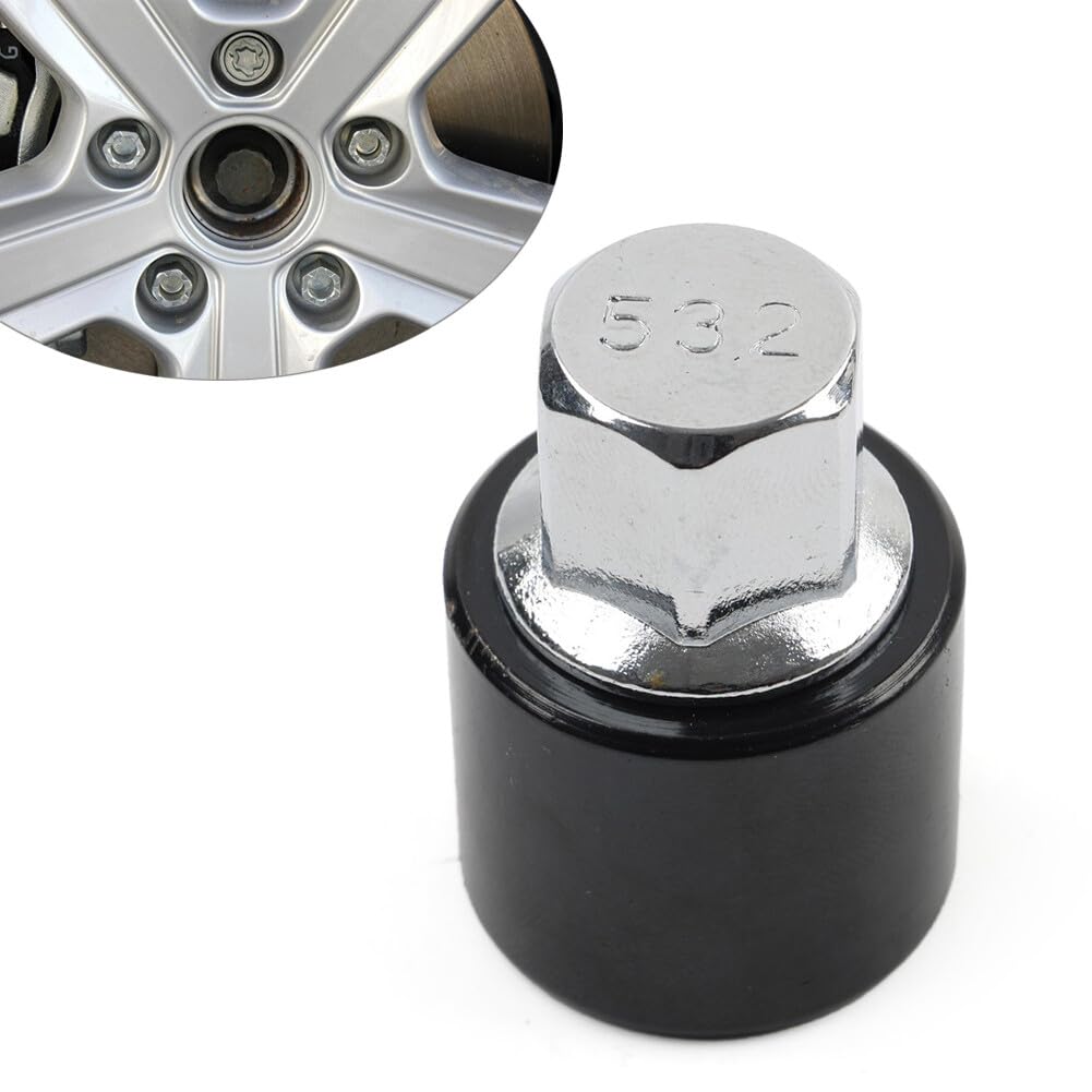 ya 10 9.16 baidi 532 Locking Wheel Nut Key Anti-Theft Screw Key Tool fit for VW for Golf for Jetta for Passat