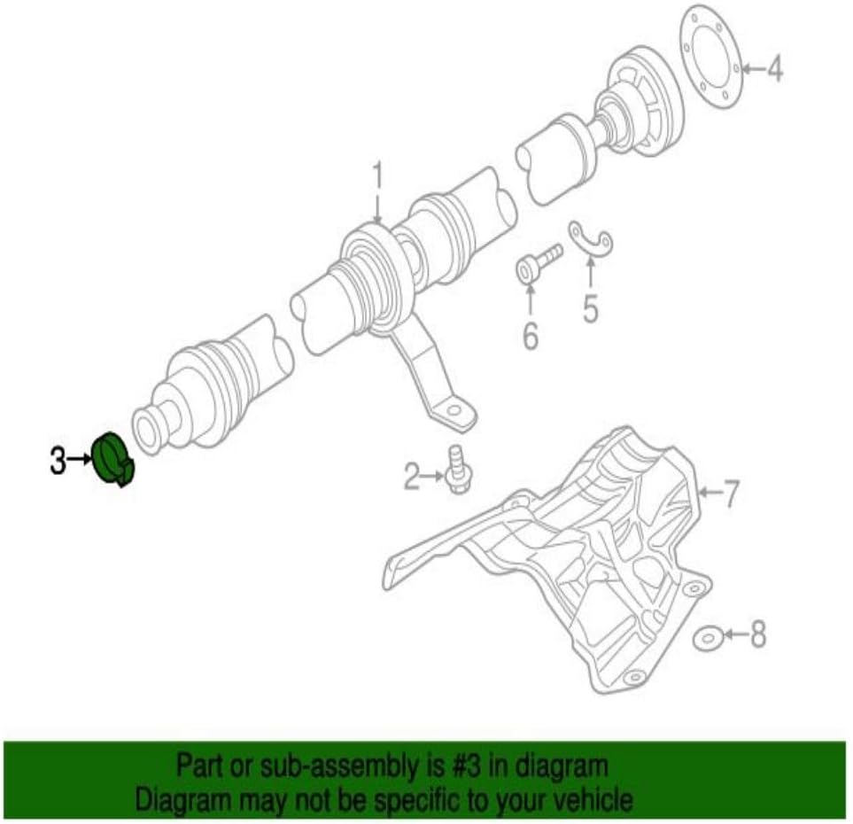ya 6 8.24 baidi N10672101 Ball Cage Dust Cover Clip for VW CV Joint Boot