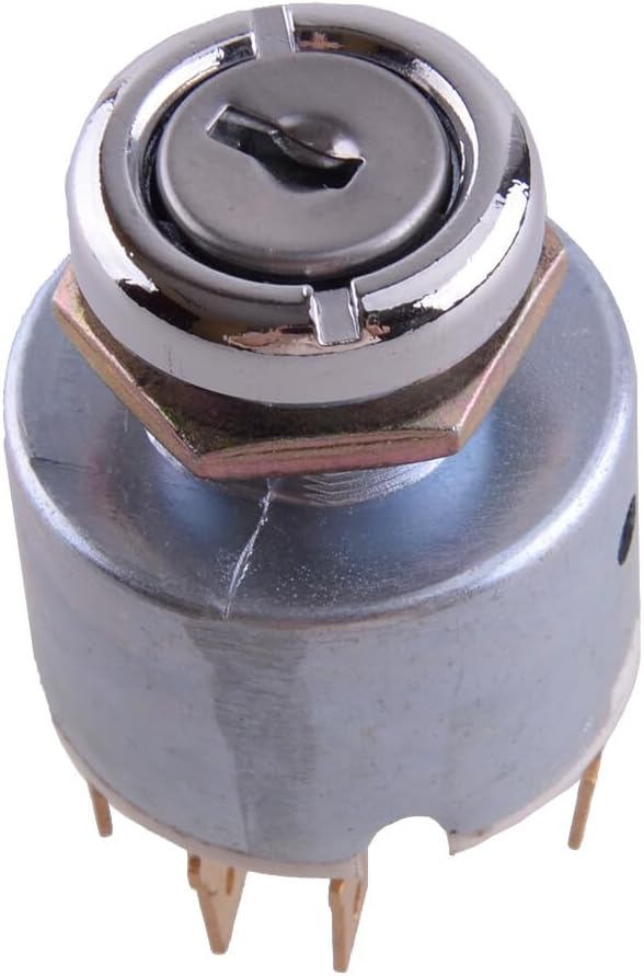 ya 11 9.14 zhengce Ignition Starter Switch with 2 Keys Fit for Car Tractor Trailer Boat Scooter