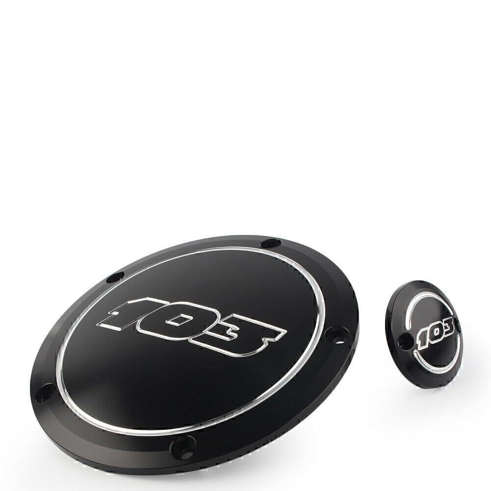 ya 6 8.24 baidi Derby + Timing Timer Cover fit Harley Road King Street Glide FLHX Motorcycle