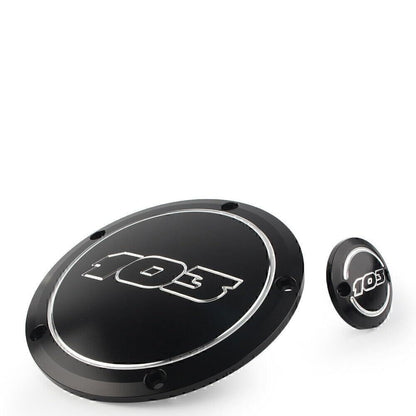 ya 6 8.24 baidi Derby + Timing Timer Cover fit Harley Road King Street Glide FLHX Motorcycle