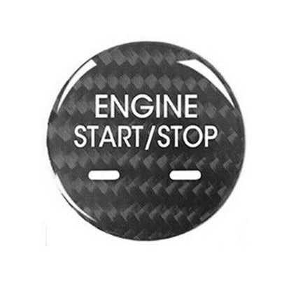 ya 6 8.24 baidi for Cadillac CT6 XT5 SRX 1pcs Carbon Fiber Engine Button Stop Button Cover USA