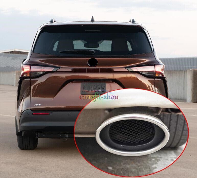 ya 14 9.20 zhengce for Toyota for SIENNA 2021-2022 Stainless Steel Rear Exhaust Muffler Tip En-1