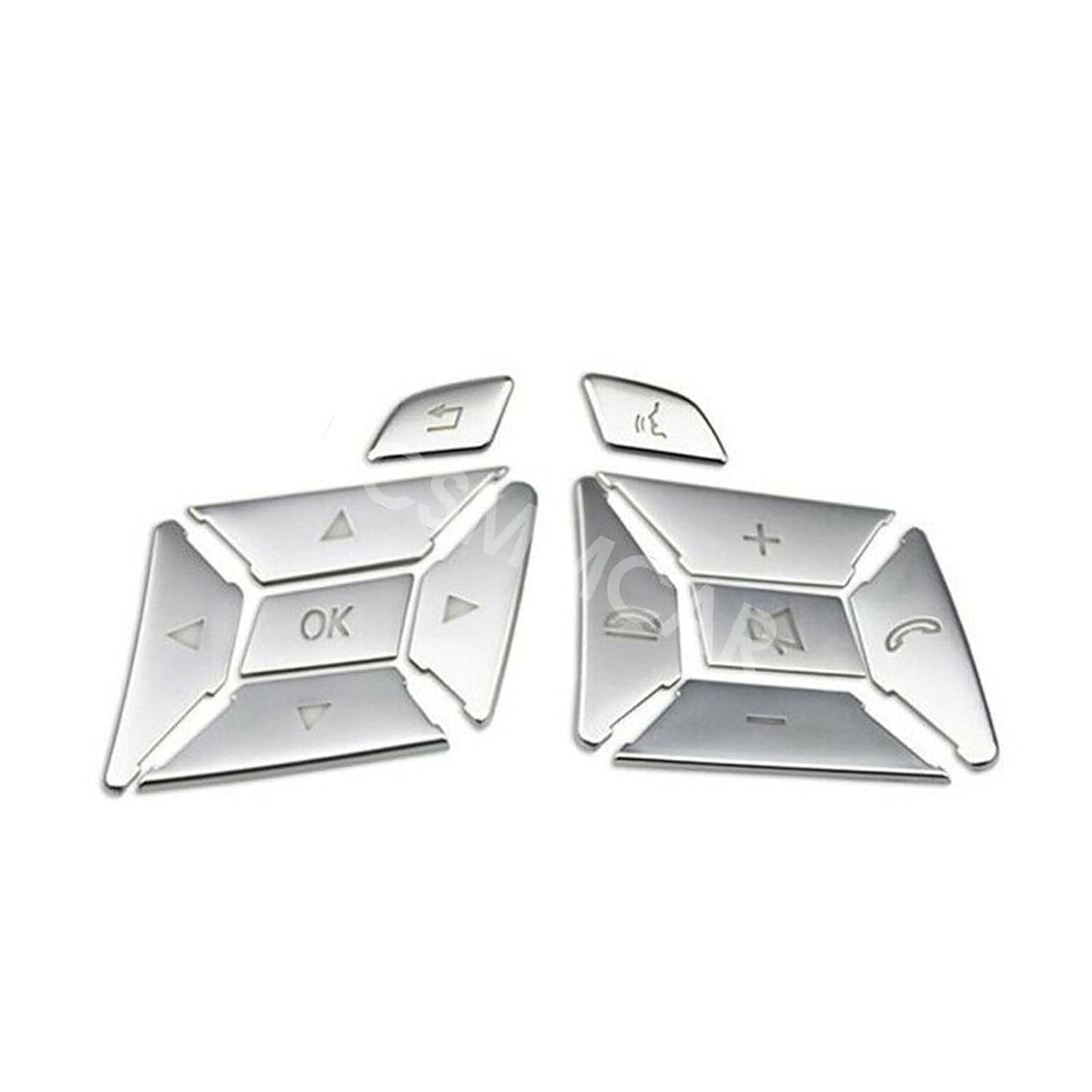 ya 6 8.24 baidi Fit for 2011-2013 for Mercedes-Benz C-Class W204 Steering Wheel Button Trim Cover