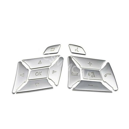 ya 6 8.24 baidi Fit for 2011-2013 for Mercedes-Benz C-Class W204 Steering Wheel Button Trim Cover